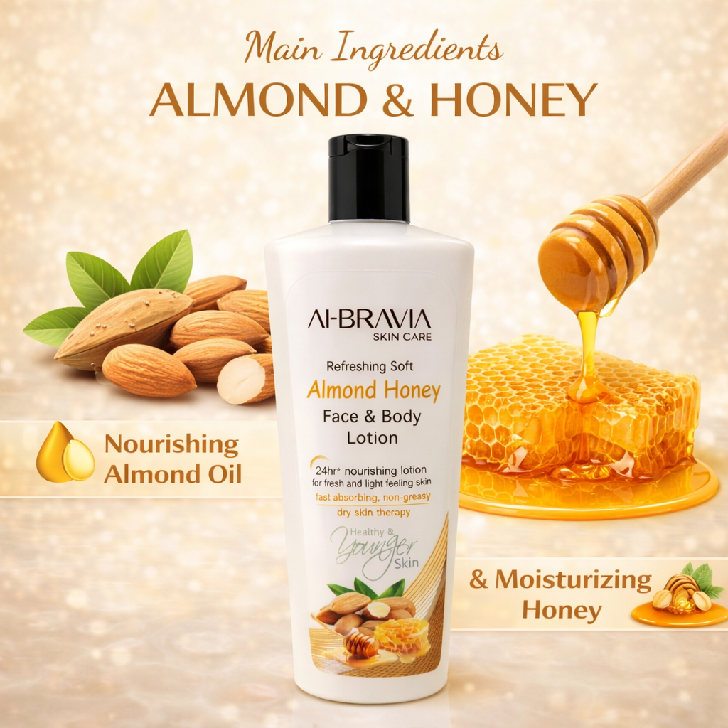 AI-BRAVIA Almond Honey Face & Body Lotion