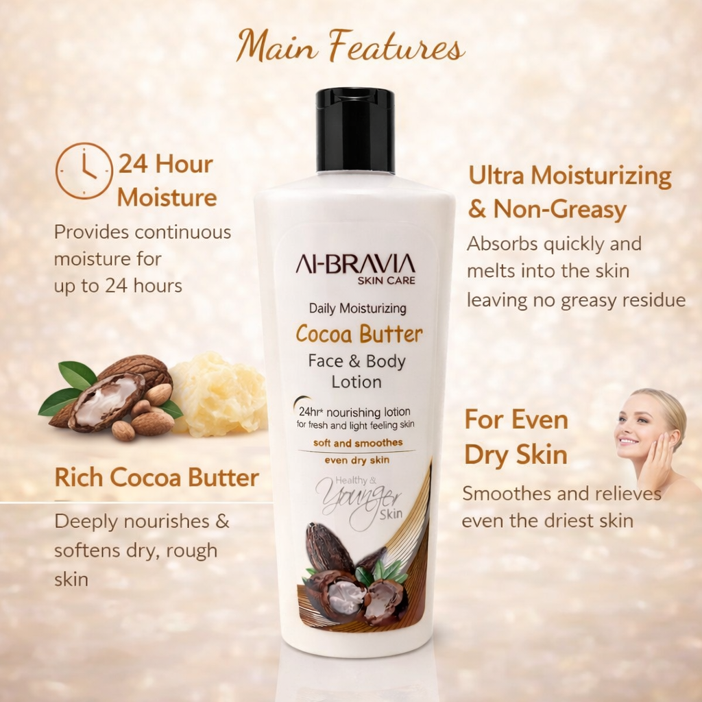 AI-BRAVIA Cocoa Butter Daily Moisturizing Lotion