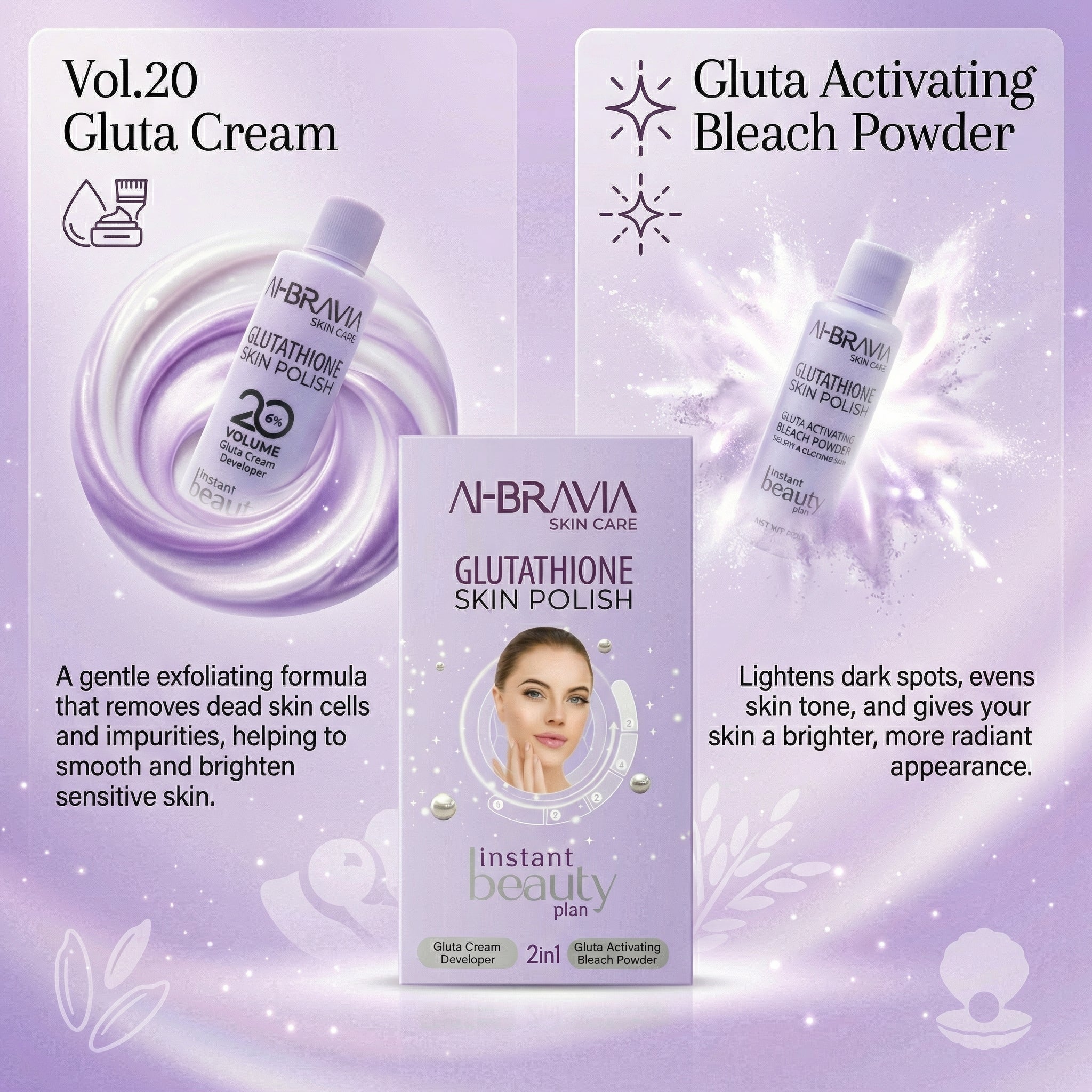 Al-Bravia Glutathione Skin Polish