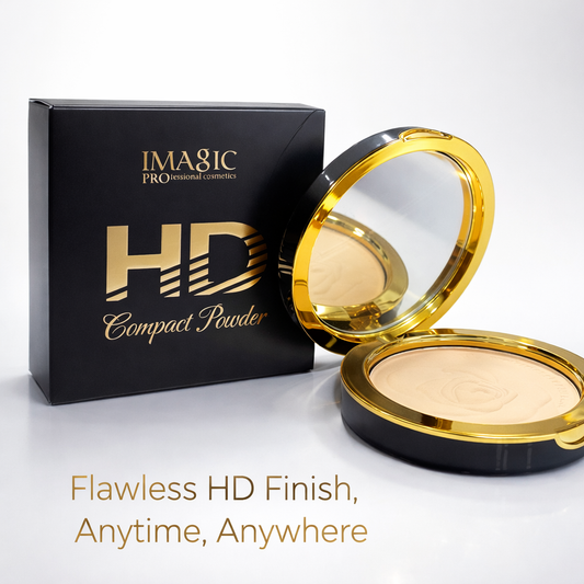 IMAGIC Professional HD Compact Powder – Flawless Matte Finish & Long-Lasting Coverage