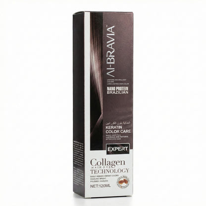 AI-BRAVIA Professional Keratin Color Care | Nano Protein Brazilian Hair Color (120ml)