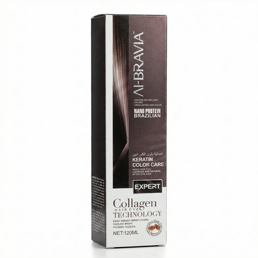AI-BRAVIA Professional Keratin Color Care | Nano Protein Brazilian Hair Color (120ml)