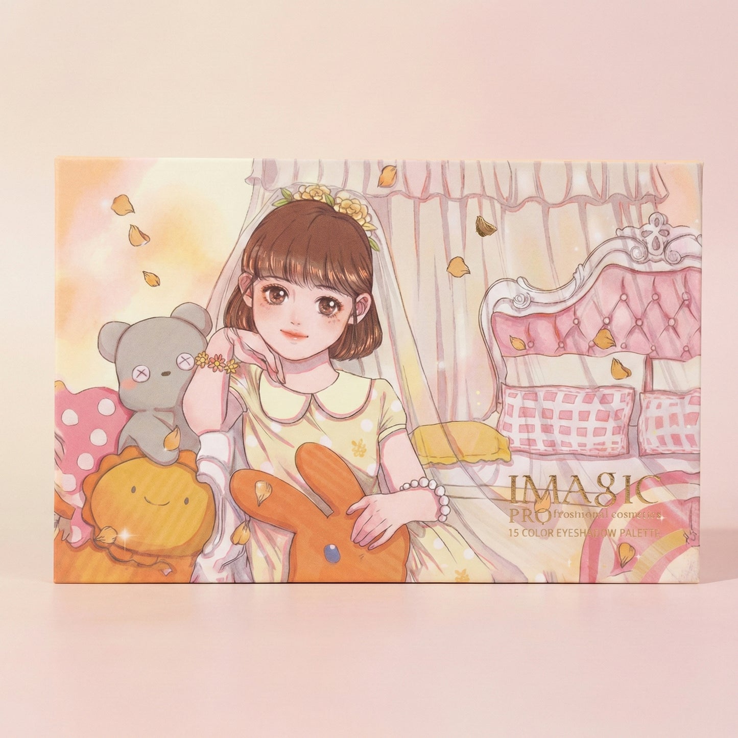 IMAGIC Wedding Dream Eyeshadow Palette – 15 Warm & Golden Toned Matte/Shimmer Shades