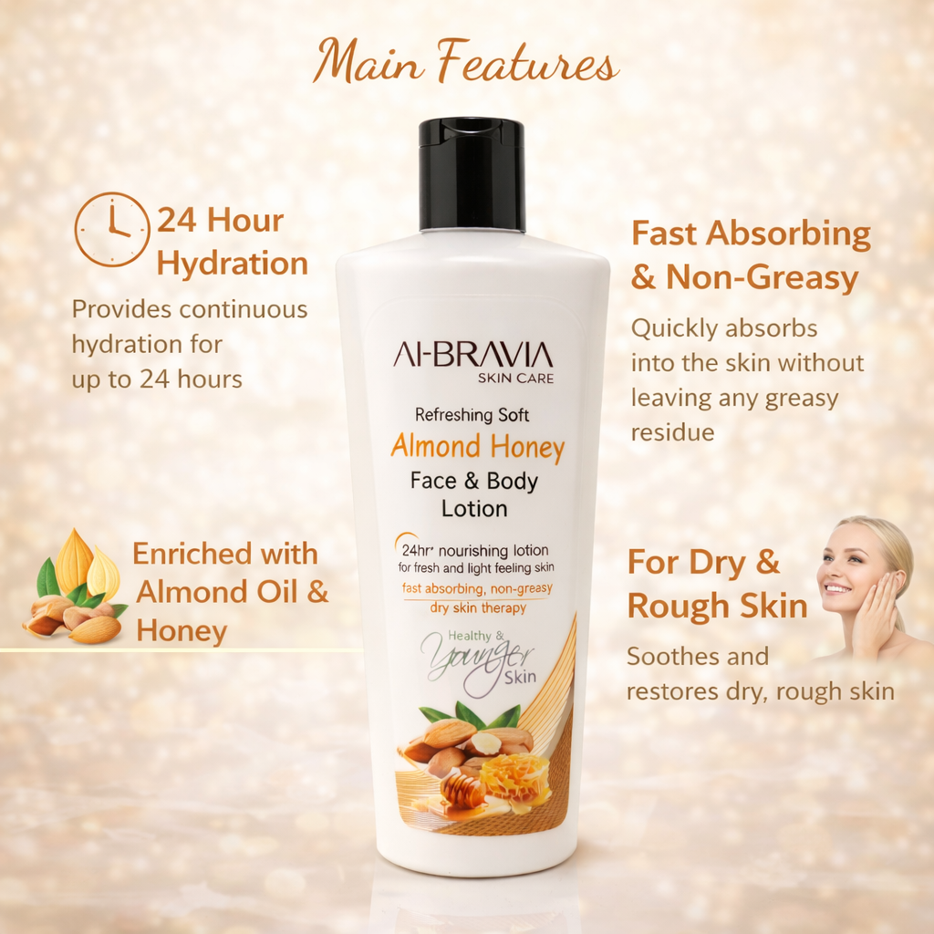 AI-BRAVIA Almond Honey Face & Body Lotion