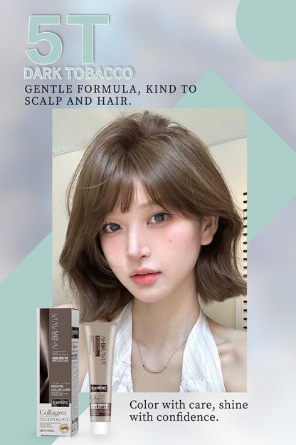 AI-BRAVIA Professional Keratin Color Care | Nano Protein Brazilian Hair Color (120ml)